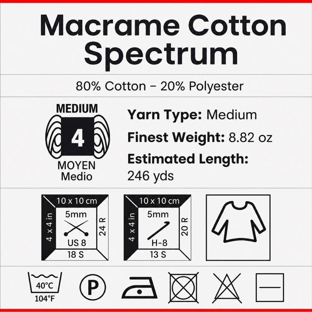 YarnArt Macrame Cotton Spectrum