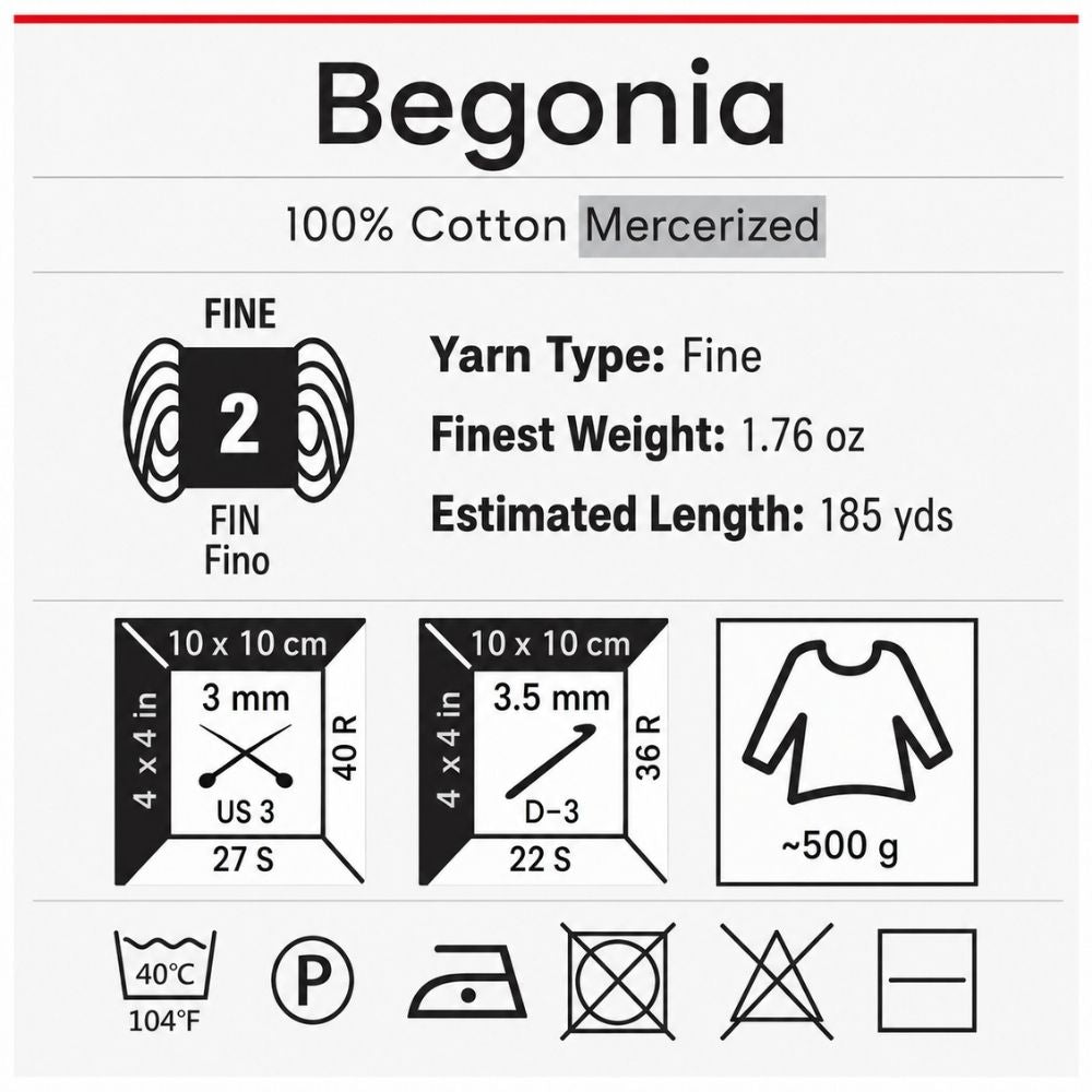 YarnArt Begonia